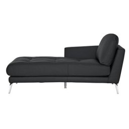 W.SCHILLIG Chaiselongue softy, mit dekorativer Heftung im Sitz, Füße Chrom glänzend