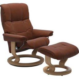 Stressless® Relaxsessel Mayfair (Set, Relaxsessel mit Hocker), mit Hocker, mit Classic Base, Größe S, M & L, Gestell Eiche