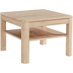 PRO Line Couchtisch, aus Holz, mit Ablageboden, wahlweise in rechteckig oder quadratisch