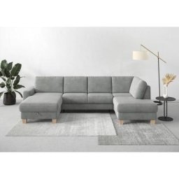 Home affaire Wohnlandschaft Summer, mit oder ohne Bettfunktion und Bettkasten, Cord-Bezug