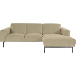 andas Ecksofa Lungre, in verschiedenen Größen bestellbar, extra hohe Füße aus Metall