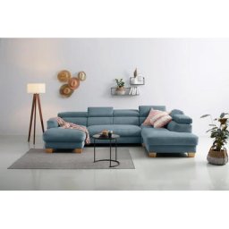 Home affaire Wohnlandschaft, mit Kopfteilverstellung, wahlweise mit Bettfunktion + Bettkasten