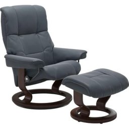 Stressless® Relaxsessel Mayfair (Set, Relaxsessel mit Hocker), mit Classic Base, Gestell Braun