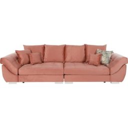 INOSIGN Big-Sofa Rome, Steppung im Sitzbereich, Federkern-Polsterung