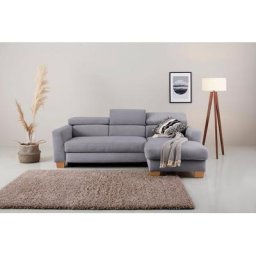 Home affaire Ecksofa, Polsterung für bis zu 140 kg pro Sitzfläche, incl. Kopfteilverstellung