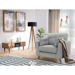 Home affaire Sessel Copenhagen, feiner Keder, Kopfheftung im Rücken und Armlehnkissen