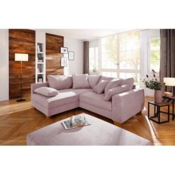 Home affaire Ecksofa Helena Luxus, bis zu 140 kg pro Sitzfläche, incl. 2 Nierenkissen und 3 Zierkissen