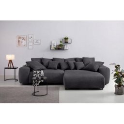 Home affaire Ecksofa Riveo Luxus, Polsterung für bis zu 140 kg pro Sitzfläche, auch mit Cord-Bezug