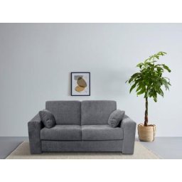 Home affaire 2-Sitzer Roma, Dauerschlaffunktion, mit Unterfederung, Liegemaße ca 123x198 cm