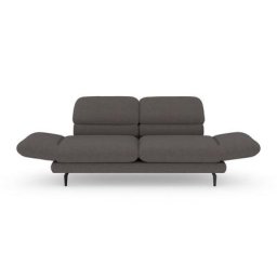 DOMO collection 2-Sitzer Padova, Armteilverstellung, wahlweise auch Rückenverstellung und Drehfunktion