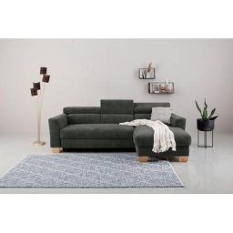 Home affaire Ecksofa, Polsterung für bis zu 140 kg pro Sitzfläche, incl. Kopfteilverstellung