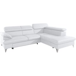 COTTA Polstergarnitur Caluso, Set: bestehend aus Ecksofa, Hocker, Ecksofa inkl. Kopfteilverstellung