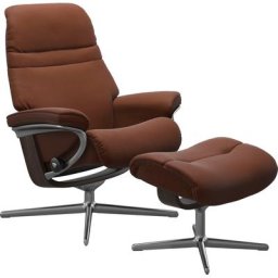 Stressless® Relaxsessel Sunrise, mit Cross Base, Größe S, M & L, Holzakzent Wenge