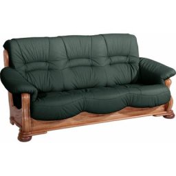 Max Winzer® Polstergarnitur Texas, mit dekorativem Holzgestell, 2-tlg.