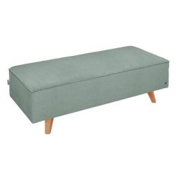 TOM TAILOR Hocker NORDIC CHIC, mit Kedernaht, Breite 137 cm, Füße Buche natur