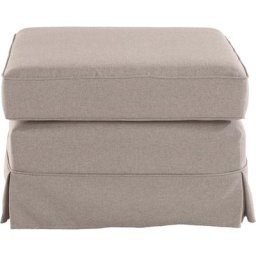Home affaire Polsterhocker Shadmoor, Hussenoptik, in uni oder mit Blumendruck, passend zur Shadmoor-Serie