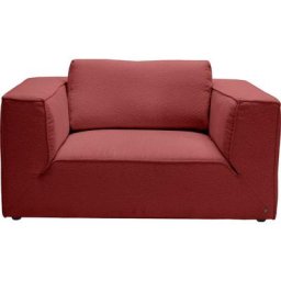 TOM TAILOR Loveseat BIG CUBE STYLE, mit bequemen Stegkissen, extra große Sitztiefe, Breite 147 cm