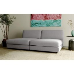 andas Big-Sofa Pori, mit tiefer Sitzfläche, in 2 Bezugsqualitäten