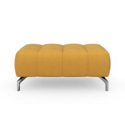 sit&more Hocker Cool, mit silberfarbenen Füßen