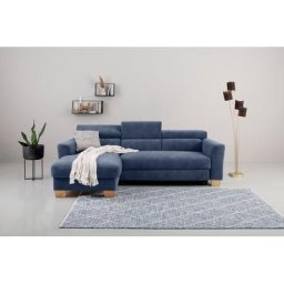 Home affaire Ecksofa, Polsterung für bis zu 140 kg pro Sitzfläche, incl. Kopfteilverstellung