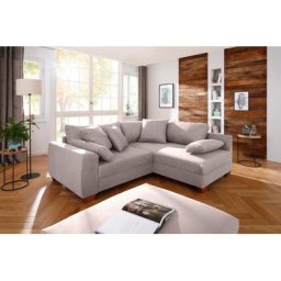Home affaire Ecksofa Helena Luxus, bis zu 140 kg pro Sitzfläche, incl. 2 Nierenkissen und 3 Zierkissen