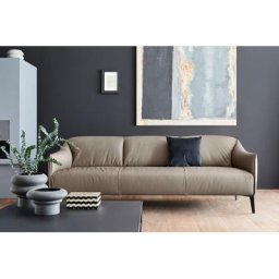 W.SCHILLIG 3-Sitzer sally, mit Metall-Winkelfüßen in Schwarz pulverbeschichtet, Breite 224 cm
