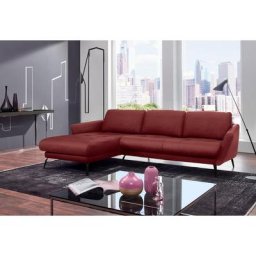 W.SCHILLIG Ecksofa softy, mit dekorativer Heftung im Sitz, Füße schwarz pulverbeschichtet