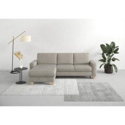 Home affaire Ecksofa Summer, mit Recamiere, mit oder ohne Bettfunktion und Bettkasten, Cord-Bezug