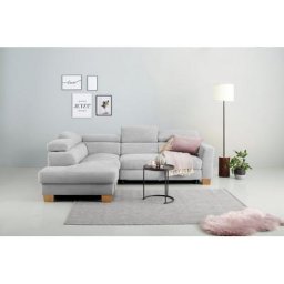 Home affaire Ecksofa, wahlweise Bettfunktion + Bettkasten, auch in Aqua Clean Supreme-Bezug