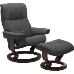 Stressless® Relaxsessel Mayfair (Set, Relaxsessel mit Hocker), mit Classic Base, Gestell Braun