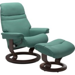 Stressless® Relaxsessel Sunrise (Set, Relaxsessel mit Hocker), mit Classic Base, Größe L, Gestell Wenge
