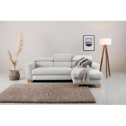 Home affaire Ecksofa, Polsterung für bis zu 140 kg pro Sitzfläche, incl. Kopfteilverstellung