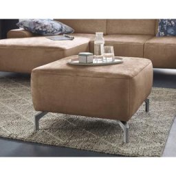 sit&more Hocker, Fußhöhe 15 cm, wahlweise in 2 unterschiedlichen Fußfarben