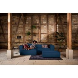 W.SCHILLIG Ecksofa around-the-block, Spar-Set, inklusive Hocker, mit eleganter Biese, mit Federkern
