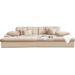 Mr. Couch Big-Sofa Biarritz, wahlweise mit Kaltschaum (140kg Belastung/Sitz) und RGB-Beleuchtung