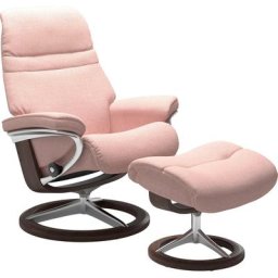 Stressless® Relaxsessel Sunrise (Set, Relaxsessel mit Hocker), mit Signature Base, Größe S, Gestell Wenge