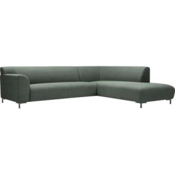 LOVI Ecksofa Salsa, Füße Metall grau