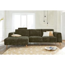 Guido Maria Kretschmer Home&Living Ecksofa Logge, wahlweise mit Metall- oder Holzfüßen