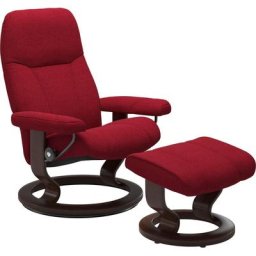 Stressless® Relaxsessel Consul (Set, Relaxsessel mit Hocker), mit Hocker, mit Classic Base, Größe L, Gestell Braun