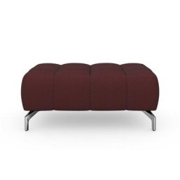 sit&more Hocker Cool, mit silberfarbenen Füßen