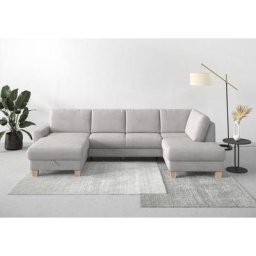Home affaire Wohnlandschaft Summer, mit oder ohne Bettfunktion und Bettkasten, Cord-Bezug