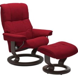 Stressless® Relaxsessel Mayfair (Set, Relaxsessel mit Hocker), mit Hocker, mit Classic Base, Größe S, M & L, Gestell Wenge