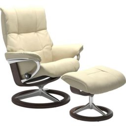 Stressless® Relaxsessel Mayfair (Set, Relaxsessel mit Hocker), mit Hocker, mit Signature Base, Größe S, M & L, Gestell Wenge