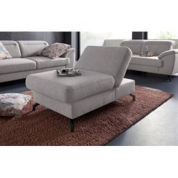 sit&more Hocker, Fußhöhe 12 cm, mit Klappfunktion, wahlweise in 2 Fußfarben