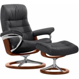 Stressless® Relaxsessel Opal (Set, Relaxsessel mit Hocker), mit Hocker, mit Signature Base, Größe M, mit Schlaffunktion