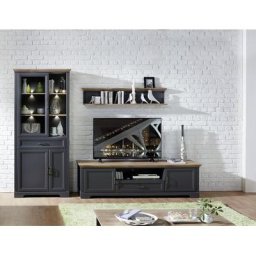 Innostyle Wohnwand Jasmin, (Set, 3-St), inkl. LED-Beleuchtung, mit Soft-Close-Funktion