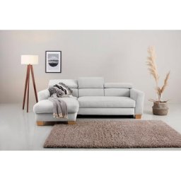Home affaire Ecksofa, Polsterung für bis zu 140 kg pro Sitzfläche, incl. Kopfteilverstellung