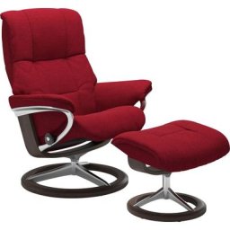 Stressless® Relaxsessel Mayfair (Set, Relaxsessel mit Hocker), mit Hocker, mit Signature Base, Größe S, M & L, Gestell Wenge