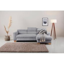 Home affaire Ecksofa, Polsterung für bis zu 140 kg pro Sitzfläche, incl. Kopfteilverstellung