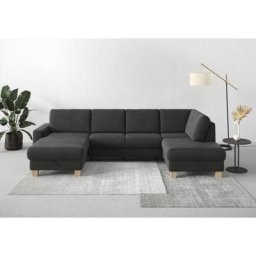 Home affaire Wohnlandschaft Summer, mit oder ohne Bettfunktion und Bettkasten, Cord-Bezug